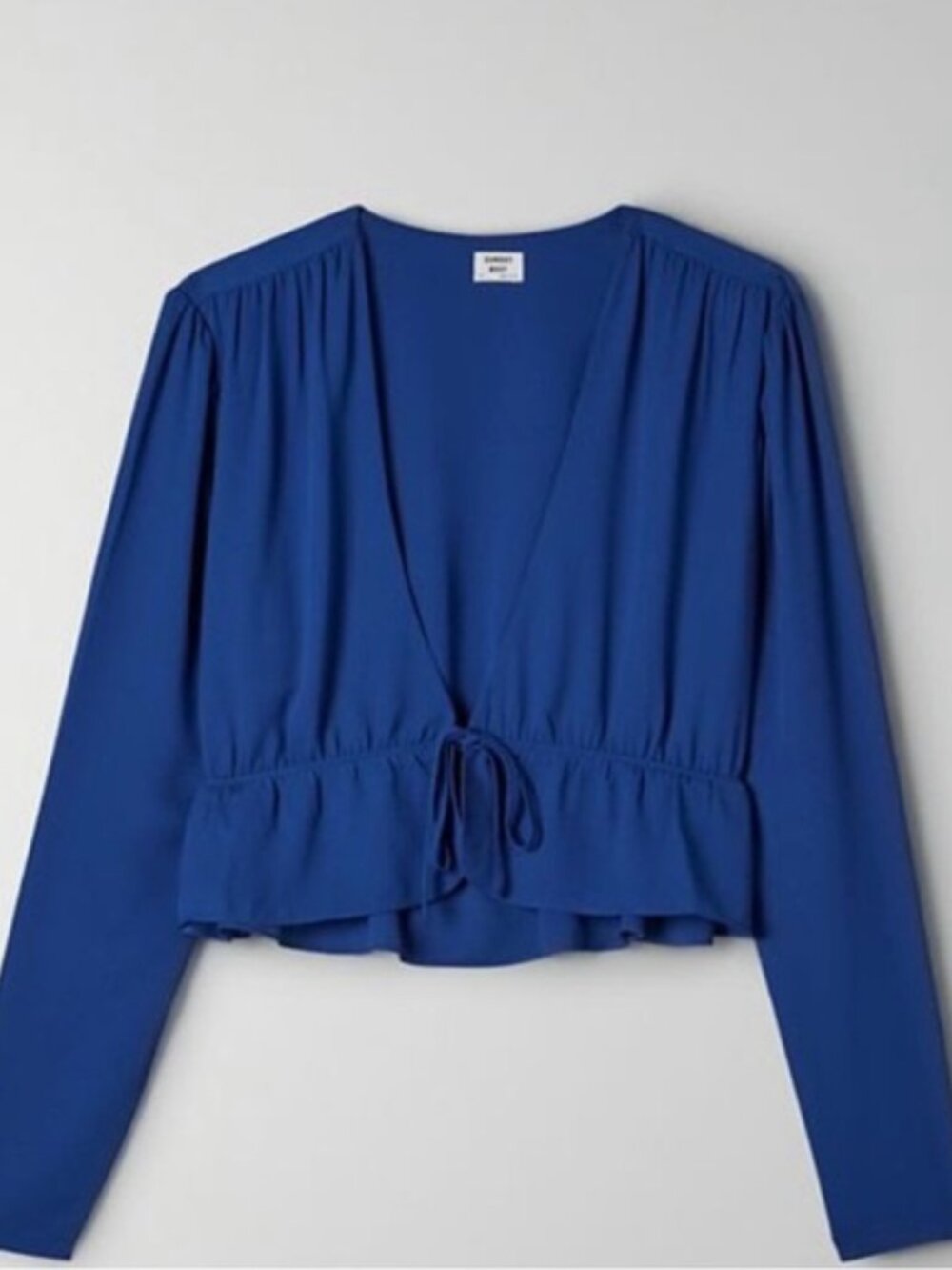 Aritzia Sunday Best Kimberly Tie-Front Blouse